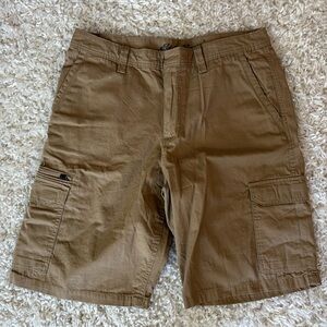 Khaki cargo shorts, size 34 Eddie Bauer new